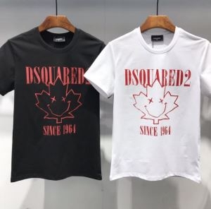 ディースクエアード ｔシャツ 新作 可愛さも個性も出すアイテム D SQUARED2 コピー ブラック ホワイト カジュアル セール