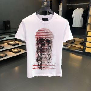 PHILIPP PLEIN Tシャツ/半袖  2色可選 夏に良く似合うちょっと新品 フィリッププレイン 2019春夏は人気定番