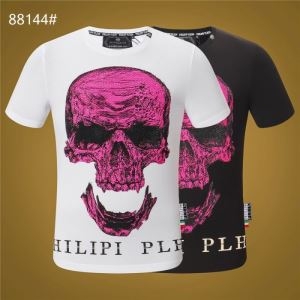 2色可選フィリッププレイン PHILIPP PLEIN《2019年》今、注目のストリート Tシャツ/半袖 カジュアルで気分爽快