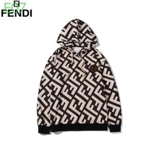 フェンディ パーカー メンズ スポーティな印象を強めるアイテム 2019秋冬 コピー FENDI 安価 カジュアル ズッカ柄 最高品質