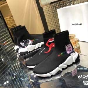 2019-20品薄になる超人気秋冬新作！4色可選  BALENCIAGA Speed Trainer 今季らしい着こなし存在感 男女兼用 バレンシアガ スピードトレーナー メンズ スニーカー