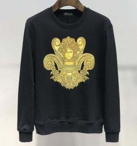 ヴェルサーチVERSACE プルオーバーパーカー 2色可選 大満足の2019秋冬新作 信頼に値する秋冬定番名品