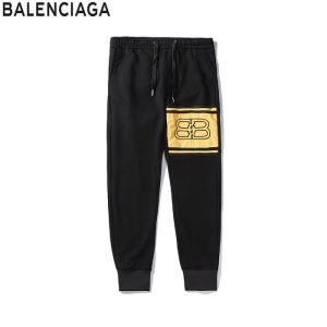 BALENCIAGA メンズ パンツ 秋冬ファッションにぴったり 注目 バレンシアガ コピー ロゴ ブラック カジュアル 最低価格
