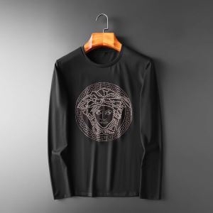 長袖Tシャツ 2色可選 ヴェルサーチ VERSACE 秋の気...