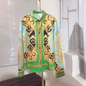 シャツ 2色可選待望の秋冬の新作が発売 VERSACE 2019秋冬最安価格新品 ヴェルサーチ