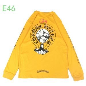 軽快に見せるデザインが魅力 クロムハーツ CHROME HEARTS 長袖Tシャツ メンズ コピー PPO mustard LS イエロー おすすめ 最安値