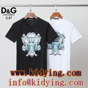 D&G ドルチェ&ガッバーナ Tシャツ コピー 王冠プリント...