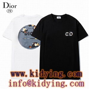 芸術バック花ディオールプリントDIOR メンズ半袖ｔシャツスーパーコピー