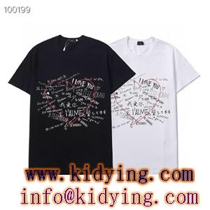 多国語告白ハートロゴDIOR メンズ半袖ｔシャツ 激安Ｎ級品...