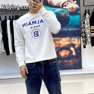 ホワイト 円领 レトロ字母ロゴ スウェット バルマン コピー balmain コピー コピー 秋冬 着こなし上品 定番kidying26bOLbmy