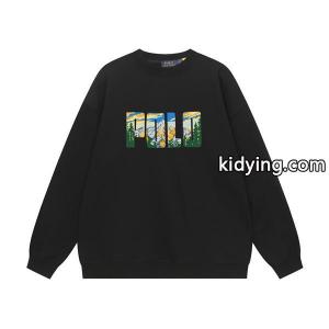ブラック × グレー × ネイビー × ホワイト POLO RALPH LAUREN コピー 秋冬 風景ロゴ スウェット ポロラルフローレンkidying268LX51r