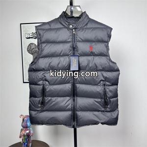 グレー 光沢 ダウンベスト ポロラルフローレン POLO RALPH LAUREN コピー 秋冬トレンディ 高品質kidying26Sv8D0b