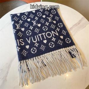 Louis vuitton コピーブランド ルイ・ヴィトン 小ロゴ ハート柄 カシミヤ ストール マフラー 45×190cm 冬 新作 限定デザインkidying26myKPvm