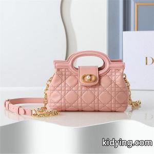 ディオール コピーブランド dior コピーブランド  ピンク菱格 パールロゴ ハンドバッグ スーパーコピー レディース フェミニンkidying260jCGXb