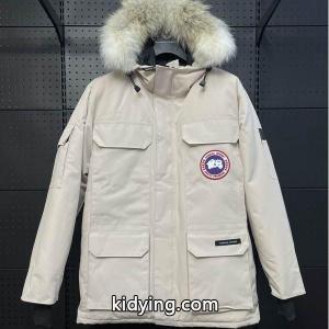 スモーキーグレージュ 2026秋冬 シンプル防寒ダウンジャケット カナダグース コピーブランド Canada goose コピーブランド 偽物kidying26T5D0ni