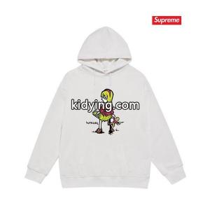 ブラック 2026秋冬 アートグラフィック supreme ブランド コピー シュプリーム ブランド コピー 偽物 イラストパーカーkidying26OXb4rq