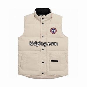 ベージュ柔和エレガント ダウンベスト コピー カナダグース コピー Canada goose コピー 2026秋冬kidying260D8fai