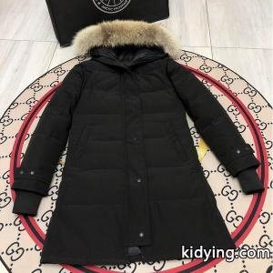カナダグース コピーブランド Canada goose コピーブランド 2026秋冬 ブラック ロングファーダウンコート コピー 着回し抜群kidying26PfWzyq