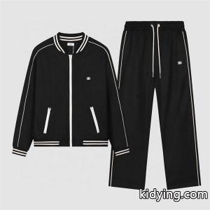 スポーティーな セリーヌ コピー celine コピー 偽物 2026秋冬新作 ブラック ホワイトライン ジャージ セットアップkidying26LzW5bi
