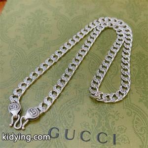 gucci スーパーコピー スーパーコピー ネックレス シルバーチェーン GGエングレービング 高級 重厚 シック グッチ スーパーコピーkidying26Lj0rGj