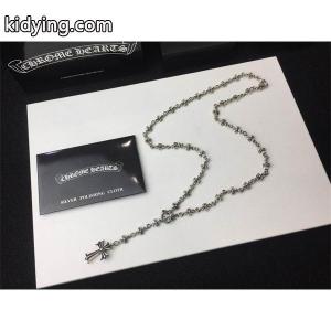 クロムハーツ コピーブランド スーパーコピー 繊細 上質 シルバーネックレス ミニクロスチェーン CHROME hearts コピーブランドkidying26D85Pry