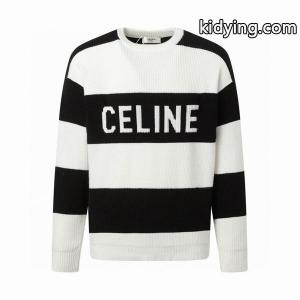 2026秋冬新作 ブラック ホワイトライン ロゴニット セリーヌ ブランド コピー celine ブランド コピー スーパーコピー セーターkidying261P5XPD