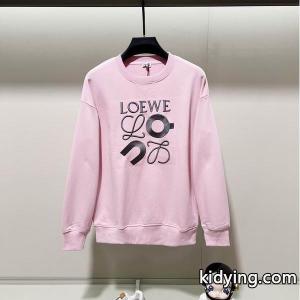 2026AW注目アイテム ロエベ スーパーコピー loewe スーパーコピー 偽物 ピンクロゴ パーカー 秋冬の大人可愛いスタイルkidying26X5z05D