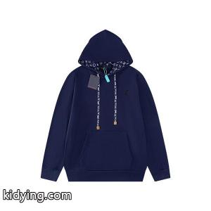 ルイ・ヴィトン LOUIS vuitton スーパーコピー コピー 花柄ローププリント フーディ パーカー 帽子プリント＋フロントラインストーン加工 高級ジャカードドローコード 使用感柔らかく上質な仕上がりkidying26jG55DC