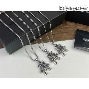 CHROME hearts スーパーコピー 偽物 上質 クラシック ネックレス ダブルクロスモチーフ クロムハーツ スーパーコピーkidying26b4HTHb