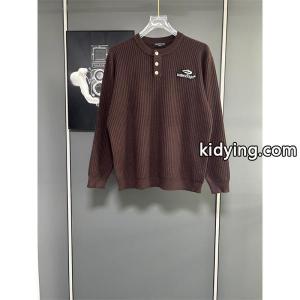 balenciaga コピー 偽物 スウェットシャツ リブ編み 長袖 ボタンデザイン カジュアル トップス バレンシアガ コピーkidying26b8Hvyi