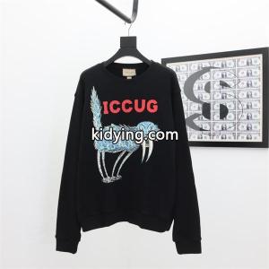 gucci スーパーコピー コピー 注目の ICCUG アニマルグラフィック スウェット トレーナー ブラック トレンド グッチ スーパーコピーkidying26zmq8Tn