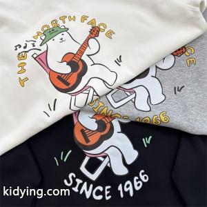 ノースフェイス コピー トレーナー ベーシック 快適 カジュアル クマギター柄 THE NORTH face コピーkidying26fmmKfe