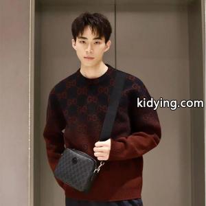 グッチ コピー スーパーコピー グラデーション GG柄 クルーネック ニット セーター グリーン ブラック gucci コピーkidying269bOj4j