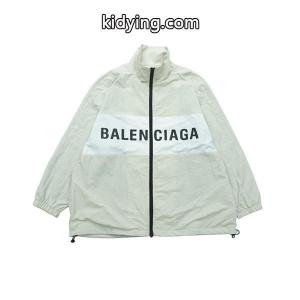 バレンシアガ コピー コピー ウィンドブレーカー 大ロゴ ナイロンジャケット スポーツ カジュアル アウター balenciaga コピーkidying26vyCSPD