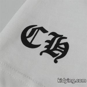 CHROME hearts コピー スーパーコピー シンプルラグジュアリー ホワイト長袖Tシャツ クロスラインプリント クロムハーツ コピーkidying26D0vWbq