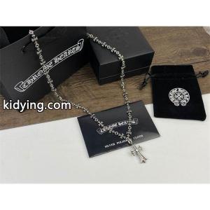 クロムハーツ スーパーコピー コピー 重厚 優雅 シルバーネックレス フラワークロスチェーン CHROME hearts スーパーコピーkidying260nWHfe