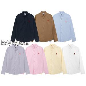 アミ パリスシャツコピー  長袖シャツ メンズ レディース ハート AMI PARIS新作秋冬最新トレンドkidying26O9jmSn