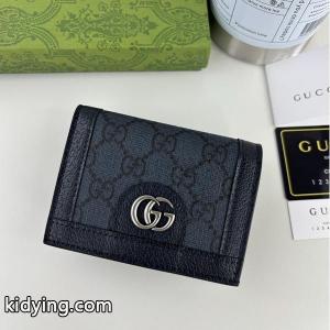グッチ コピー コピー 三つ折り財布 GGキャンバス ブラック コンパクトデザイン 高品質 gucci コピーkidying26m4PHHf