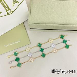 VCAブレスレットスーパーコピーＮ級品 レディース ゴールド グリーンvan cleef & arpels ヴァンクリーフ 高級感 上品 おしゃれkidying26LrOz8D