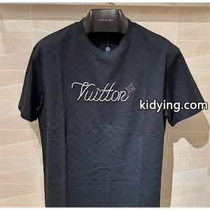 繊細で上品な印象 ヴィトン t シャツ コピーLOUIS vuitton コピースーパーコピーブラック通気性抜群kidying26uGbuSz