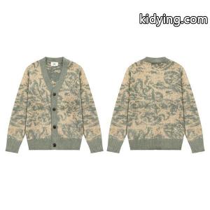 AMI PARIS コピー 優雅 独特 カーディガン ニット ジャガード 当店イチオシ アミパリスkidying26bm0Lri