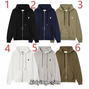 AMI PARIS 偽物 高品質 快適 パーカー ジップアップ フーディ おしゃれ アミパリスkidying26vmC0fC