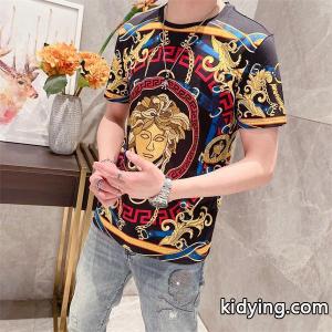 大人の魅力あふれるヴェルサーチ ブランド コピーｔシャツversace ブランド コピースーパーコピー半袖Ｔシャツコピーkidying26KDWfOj