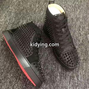 Christian louboutin コピーブランド 偽物 ラグジュアリー スタイリッシュ スタッズ ハイカットスニーカー クリスチャンルブタン コピーブランドkidying26TD0LXb