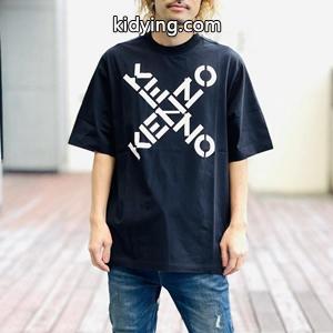今季の人気アイテム限定セール KENZO Sport「Big X」 激安ケンゾー半袖Tシャツ 2色展開 オーバーサイズ男女兼用kidying26qSr4Pn