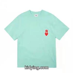 オシャレな春夏コーデ MLB 半袖Tシャツコピー 高品質 ハートエンブロイダリー 4色選択可 着回しの効くアイテムkidying26eCOT1D