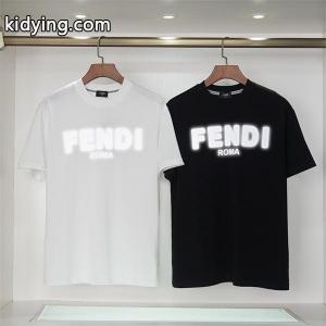 フェンディ スーパーコピー tシャツ コピーfendi スーパーコピー激安大特価新品型崩れなく毛玉防止Ｔシャツアメカジストリートブラックホワイトkidying26vmCS5z