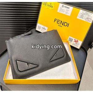 入手困難！お早めに！ fendi コピー フェンディ コピー スーパーコピー メンズ クラッチバッグ 日常 ジッパー 大容量 最安値 品質保証kidying26CyaSfi