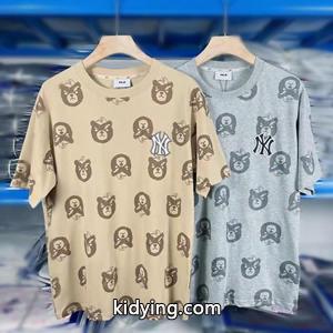 MLB Korea エムエルビーコリア偽物 半袖tシャツ 大人可愛い ユニセックスデザイン 程良いトレンド感のあるkidying26mqWrWD