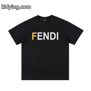 23SS＜fendi コピー フェンディ コピー＞ コットンジャージーTシャツ fendi コピーロゴ 白39406736フェンディ コピー激安コットン100％上質kidying26DaO59f